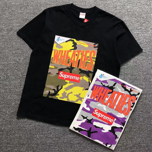Camisa Supreme Wheaties Camo — frente
