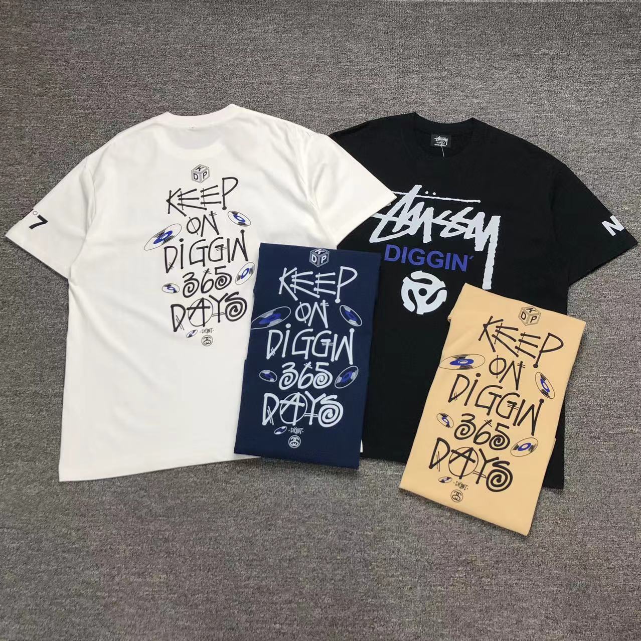 Camisa Stussy Diggin Vinyl — costa