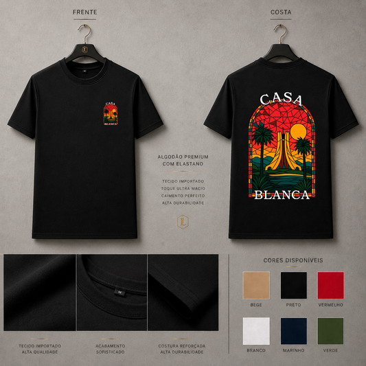 Camisa Importada Pima Casa Blanca Palace Vidro
