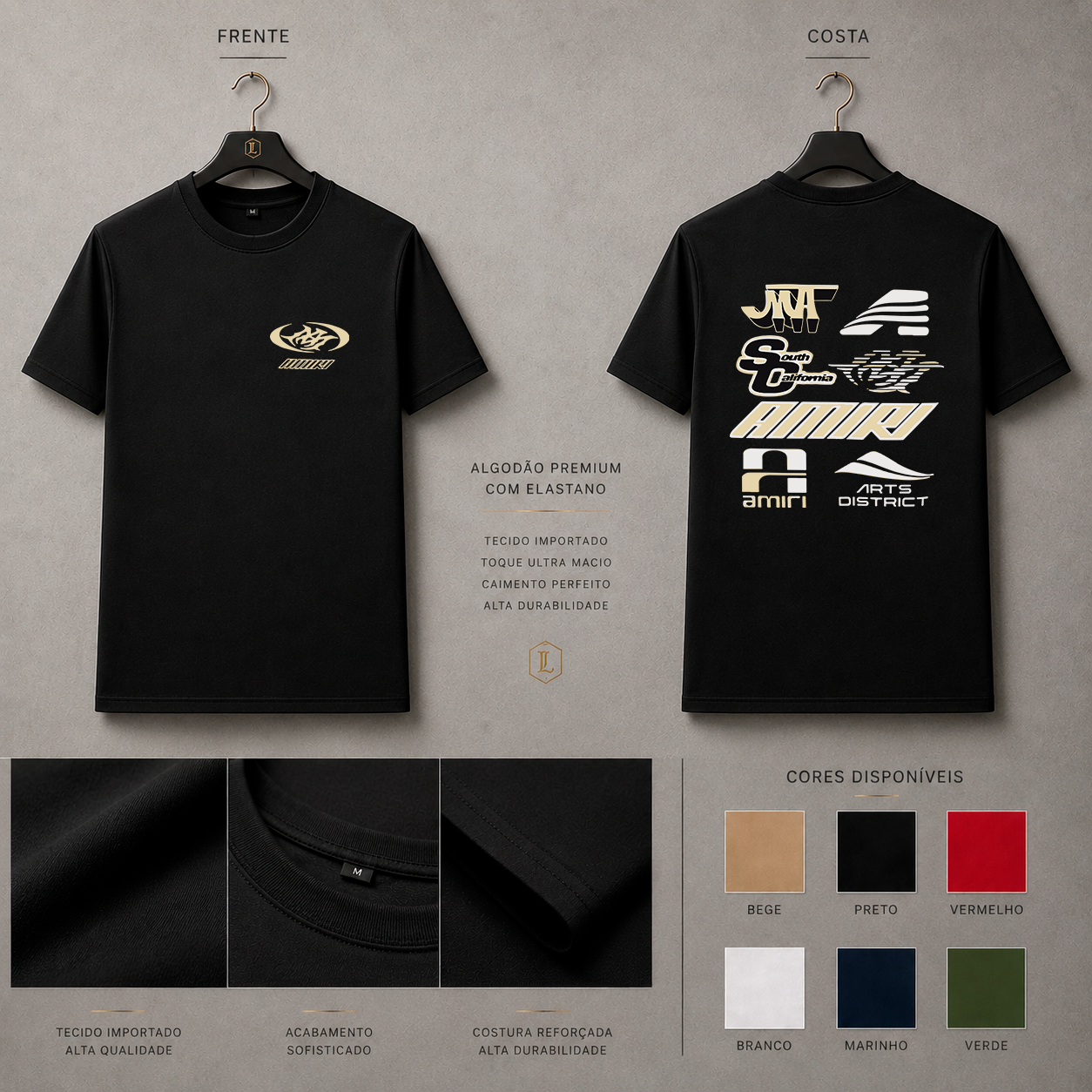 Camisa Importada Pima Amiri Highlt