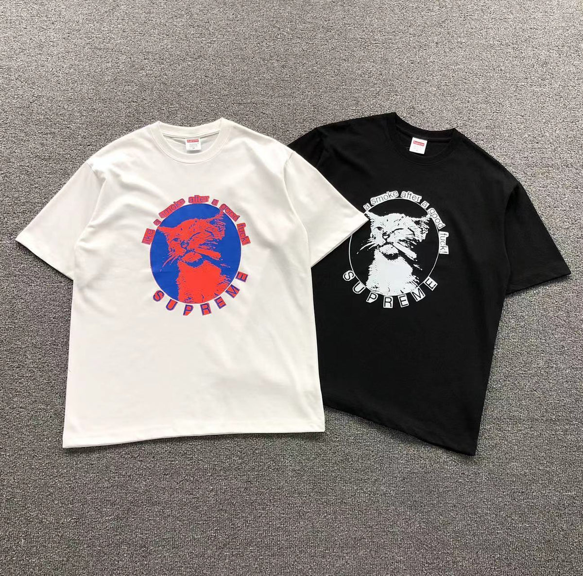 Camisa Supreme Smoke Cat — frente