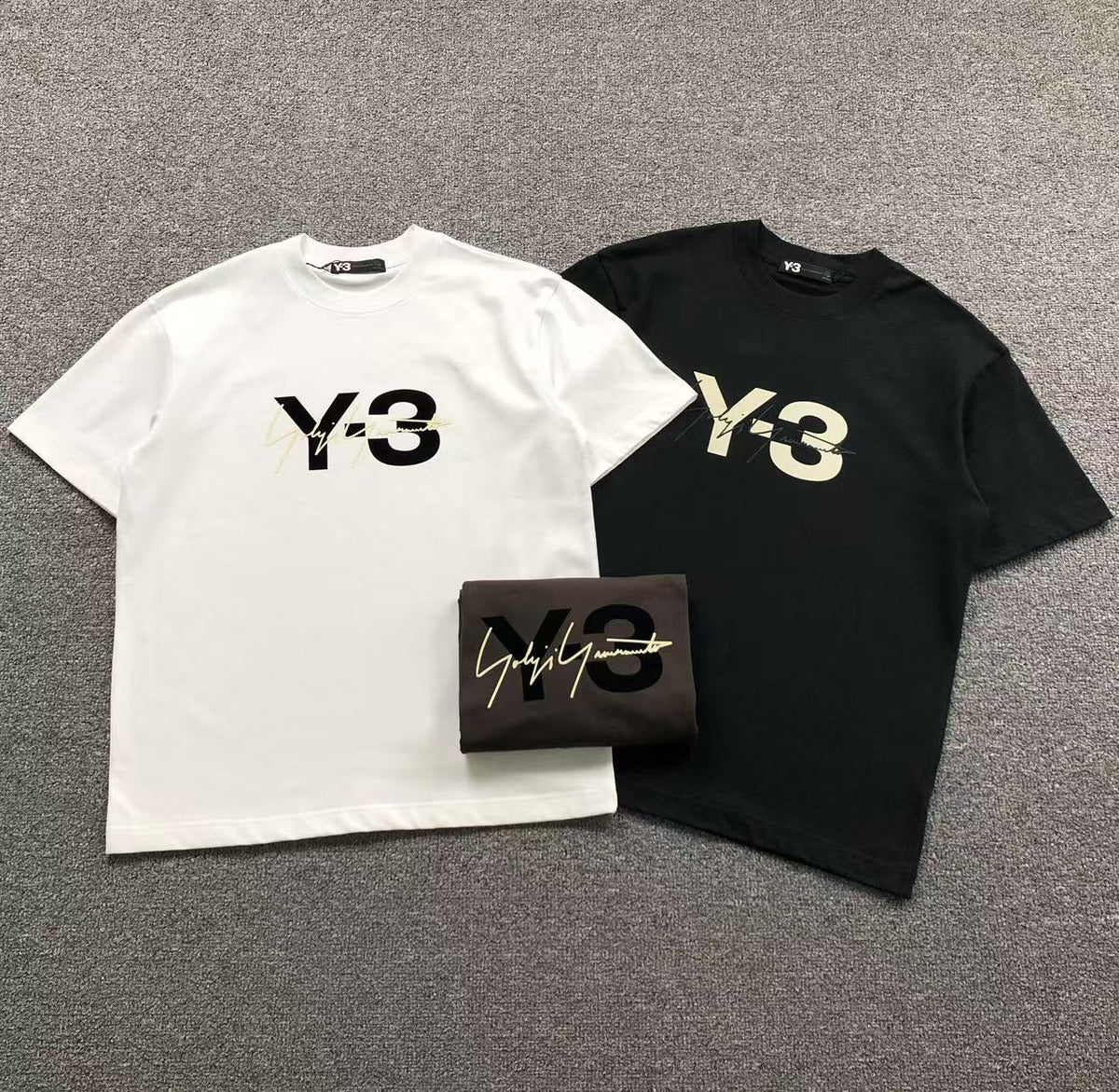 Camisa Y-3 Signature Y3 Logo Y-3 — frente