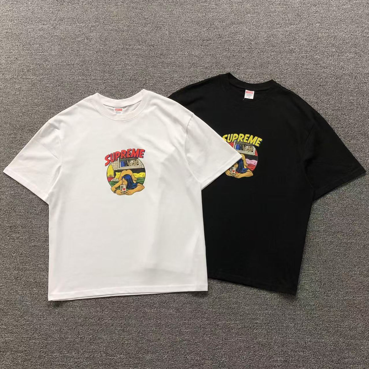 Camisa Supreme Pin Up Comic — peito