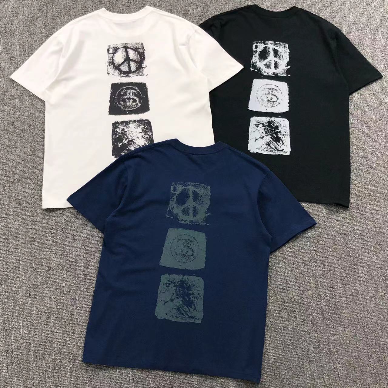 Camisa Stussy Peace Panels — costa