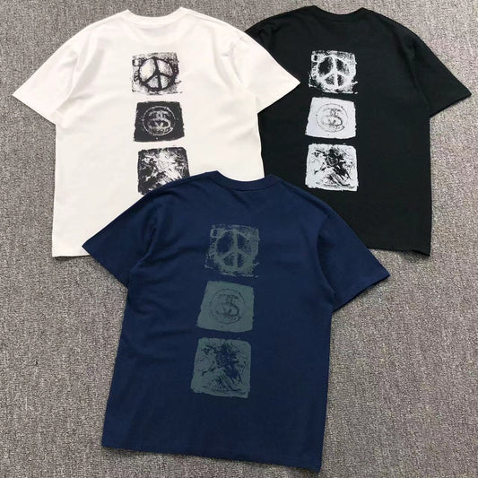 Camisa Stussy Peace Panels — costa