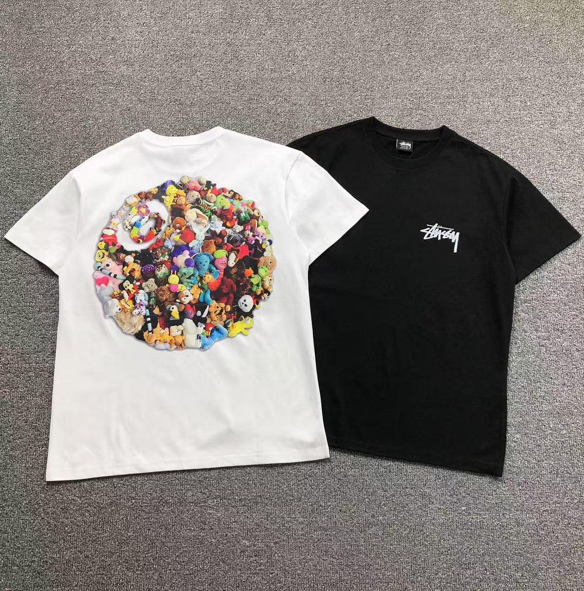 Camisa Stussy Plush Toys Circle — frente