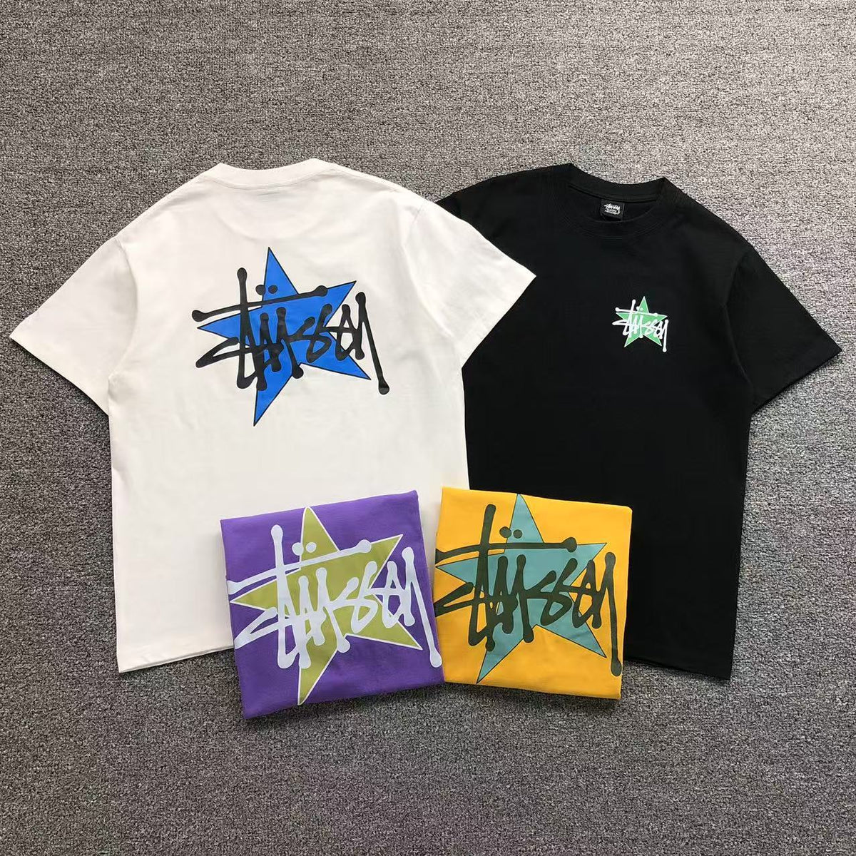 Camisa Stussy Graffiti Star — frente
