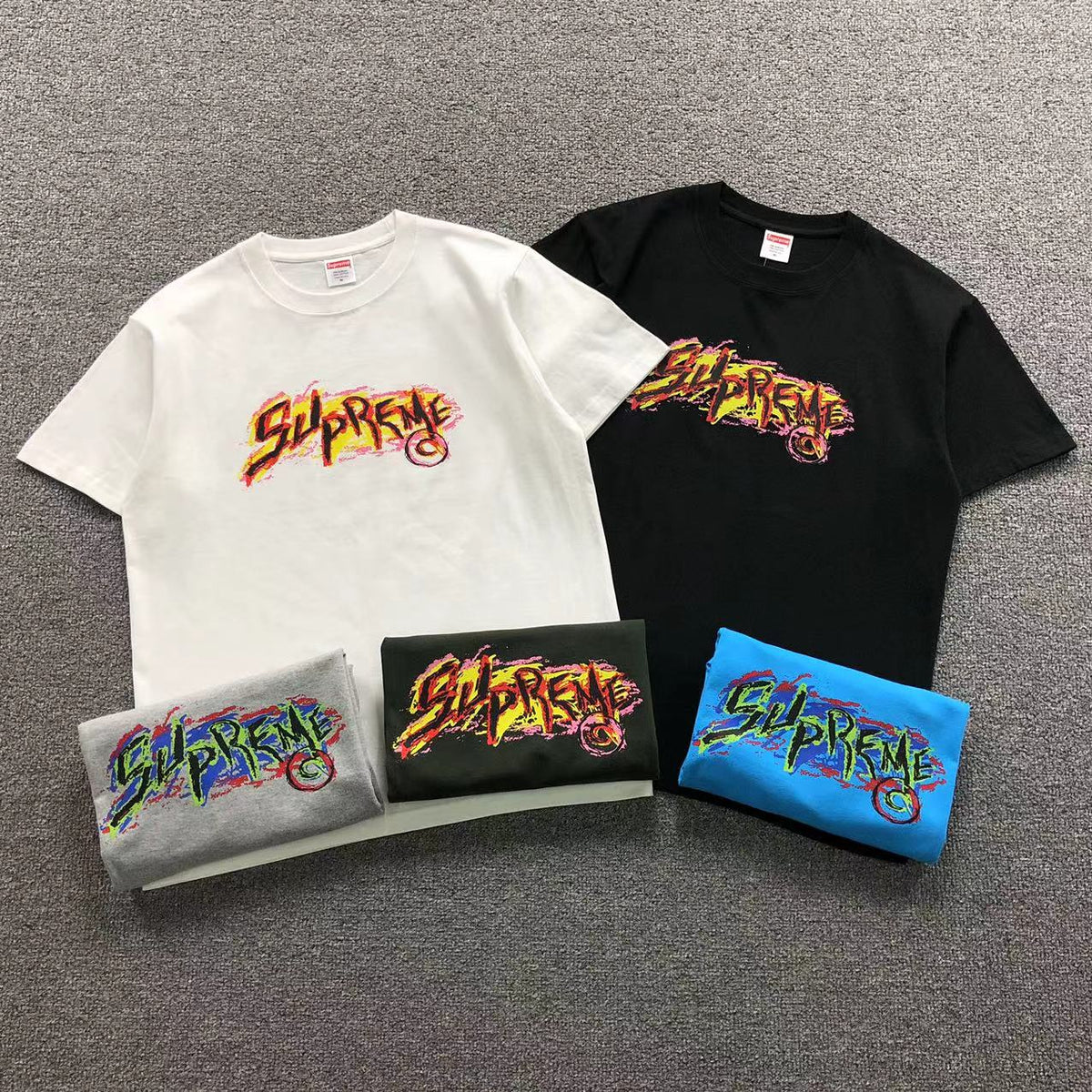 Camisa Supreme Scratch Tag — frente