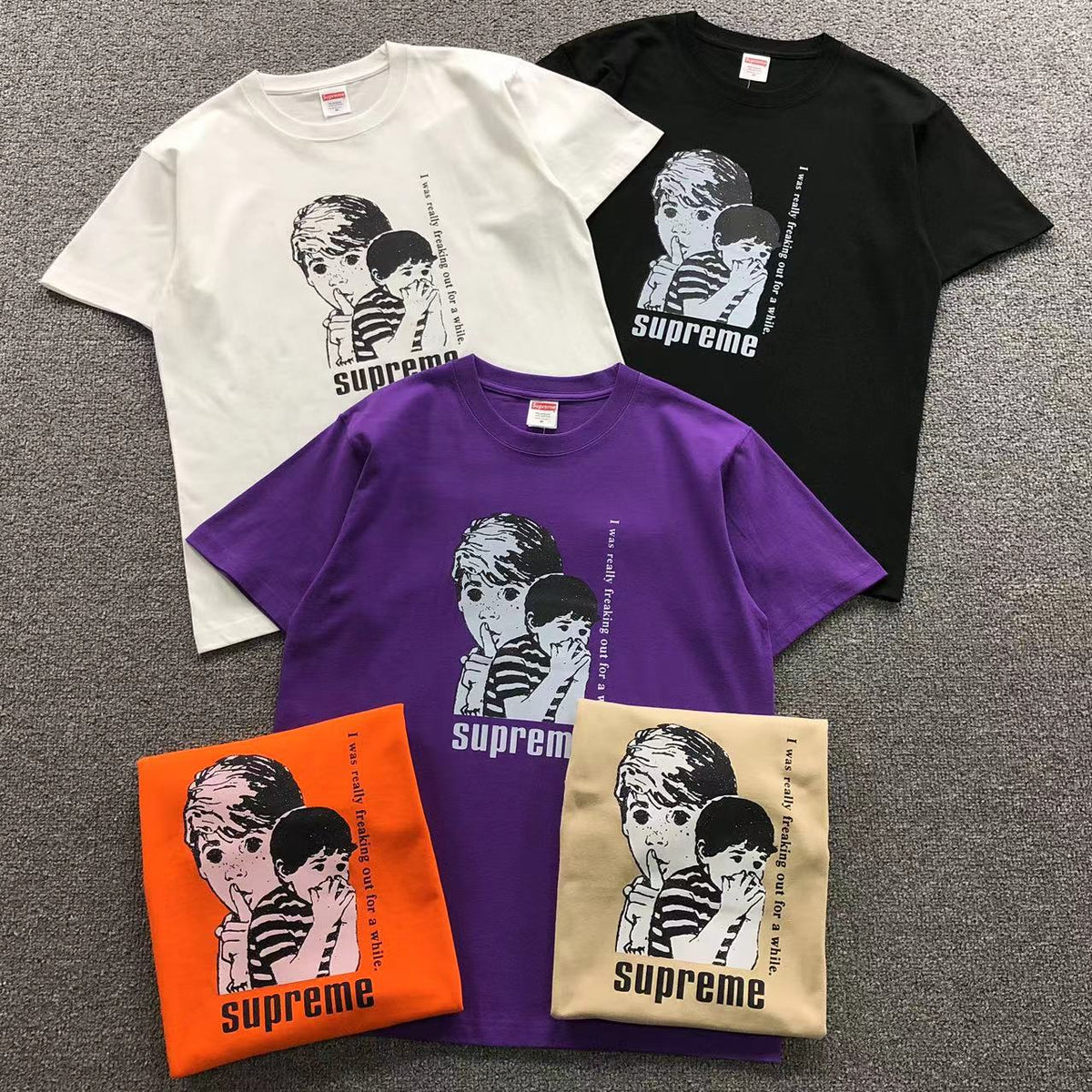 Camisa Supreme Freaking Out — frente