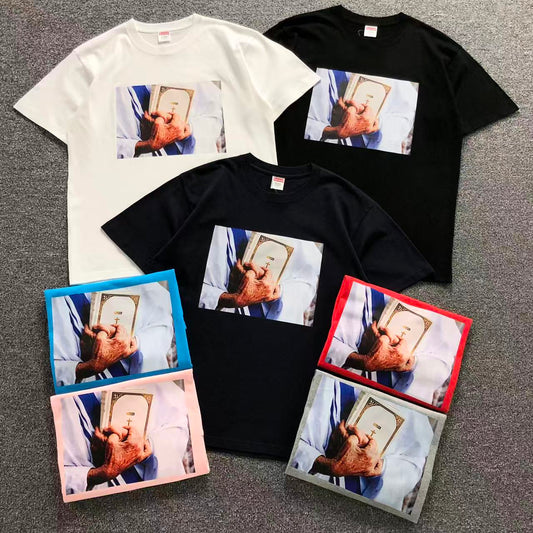 Camisa Supreme Praying Hands Mãos Em Oração — peito