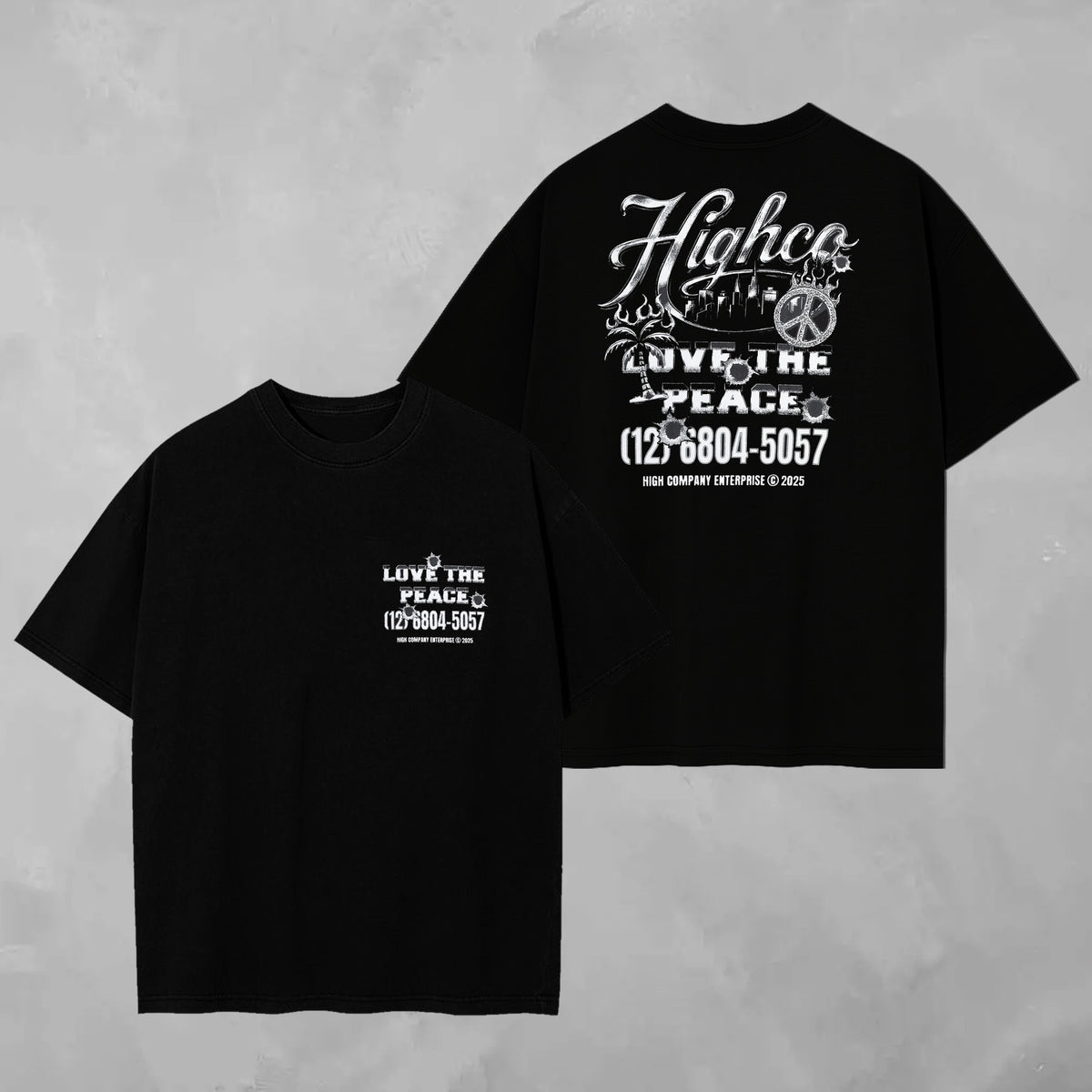 Camisa High Love The Peace