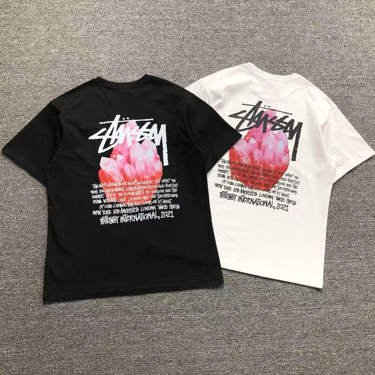 Camisa Stussy Crystal International — costa