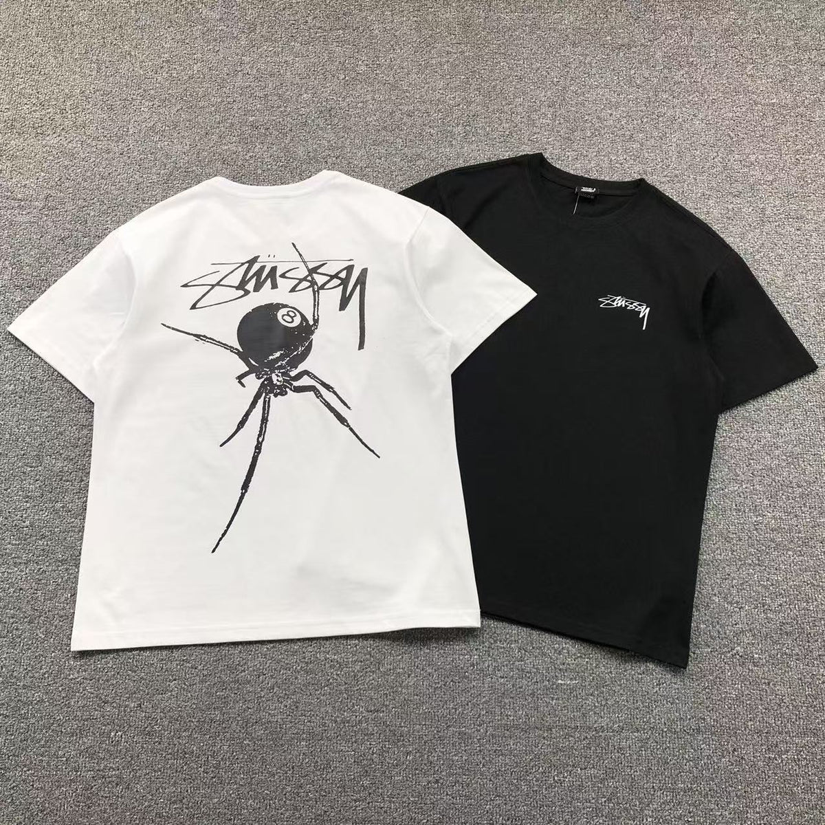 Camisa Stussy Black Widow — frente