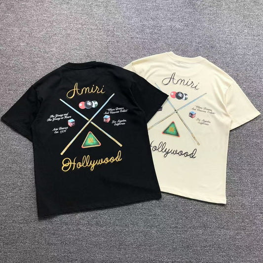 Camisa Amiri Billiards Hollywood Tacos De Sinuca Cruzados — costa