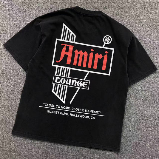 Camisa Amiri Lounge Sign — costa