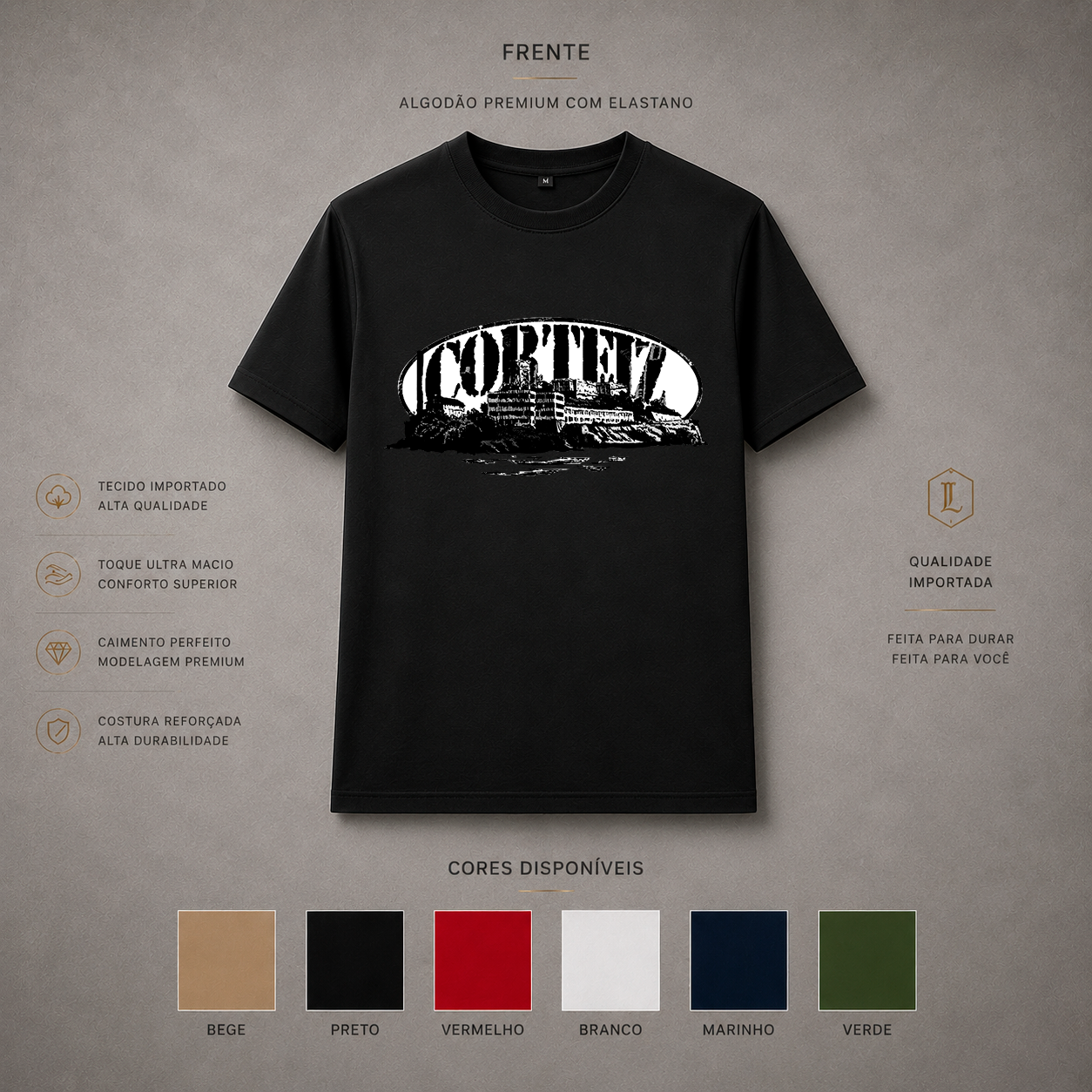 Camisa Importada Pima Cortez Prison