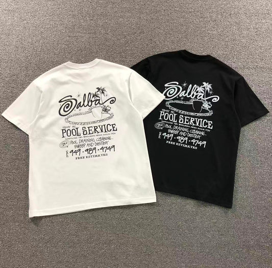 Camisa Stussy Salba Pool Service — costa
