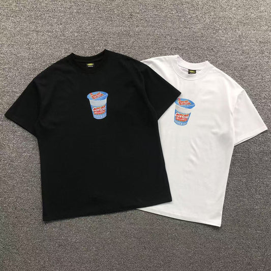 Camisa Corteiz Noodles Cup Preta E Branca — peito
