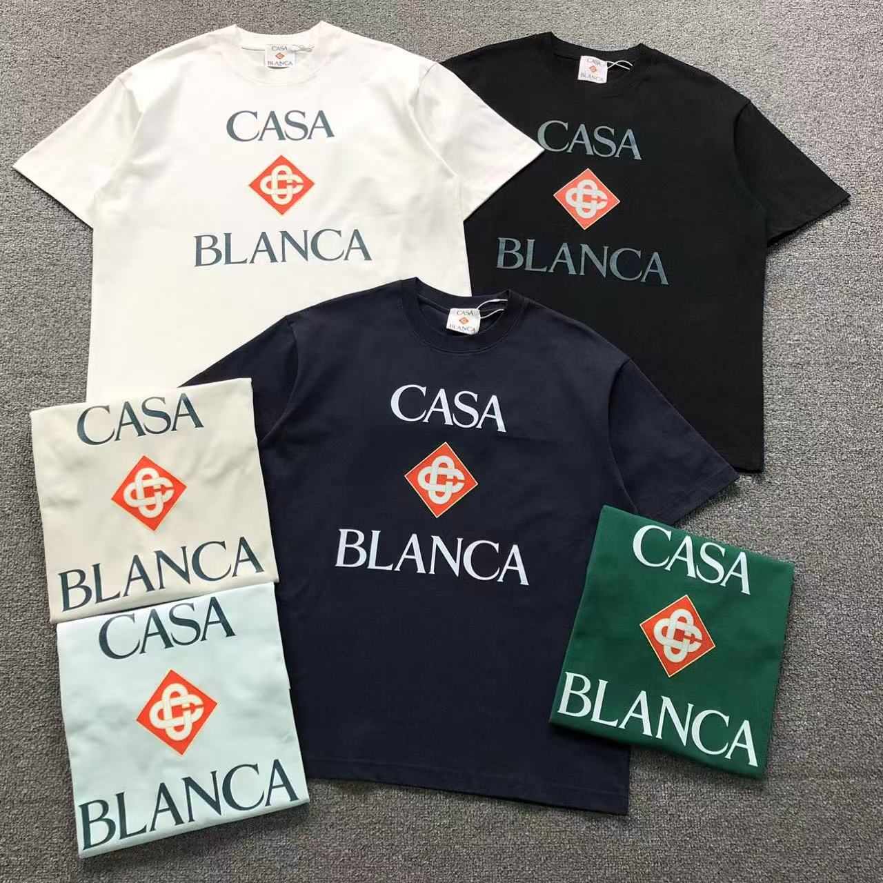 Camisa Casa Blanca Logo Diamond — frente
