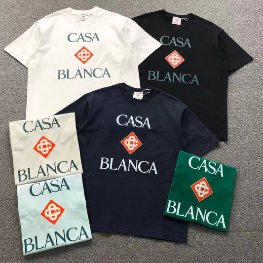 Camisa Casa Blanca Logo Diamond — frente