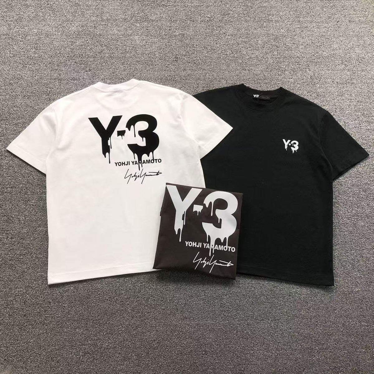 Camisa Y-3 Drip Logo — frente