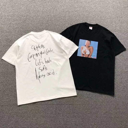 Camisa Supreme Handwritten Note — frente