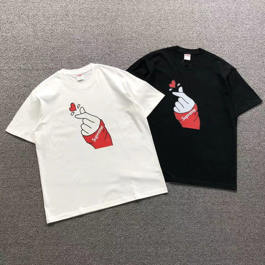Camisa Supreme Heart Finger Snap — frente
