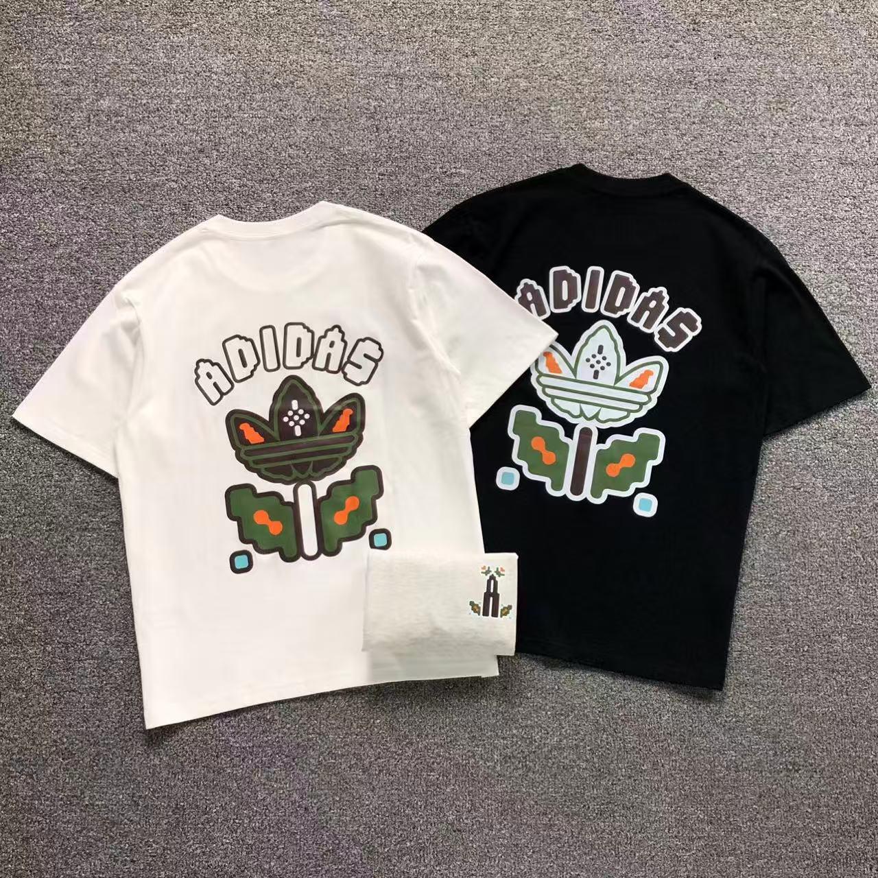 Camisa Adidas Trefoil Bloom — costa