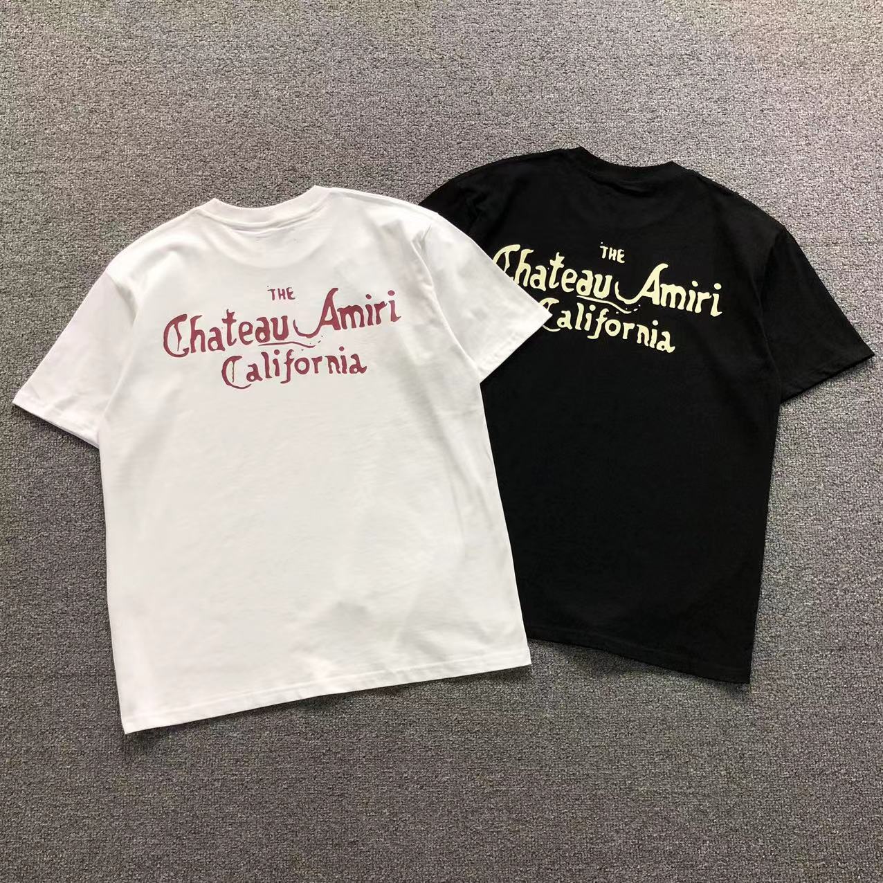 Camisa Amiri Chateau California Tipografia Gótica — costa