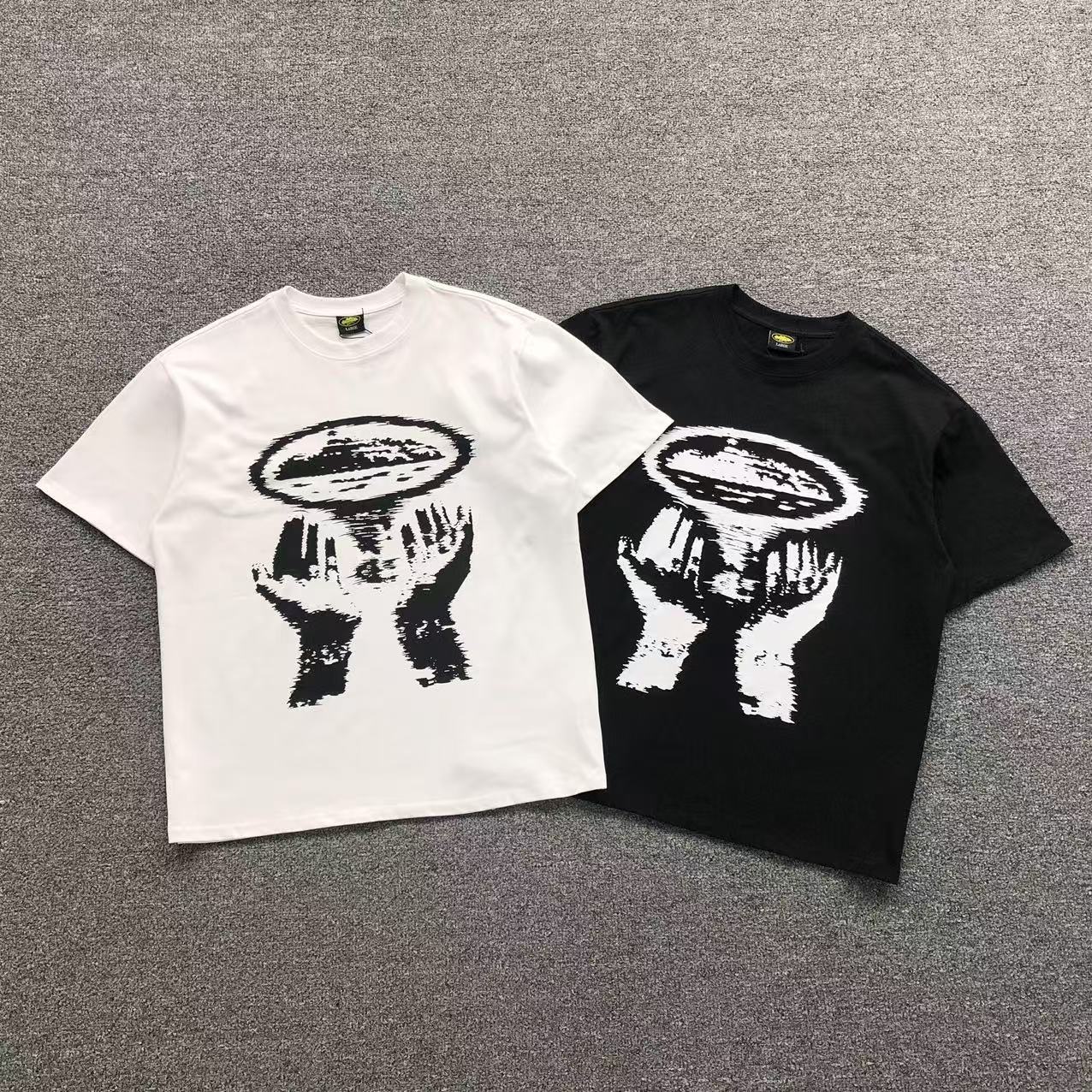 Camisa Corteiz Hands Halo — frente
