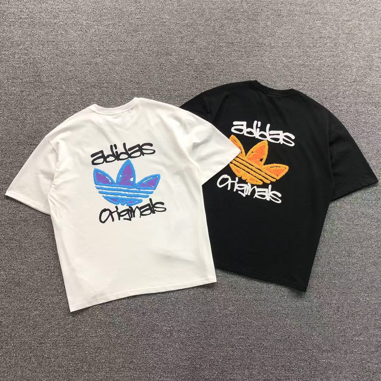 Camisa Adidas Originals Trefoil Script — costa