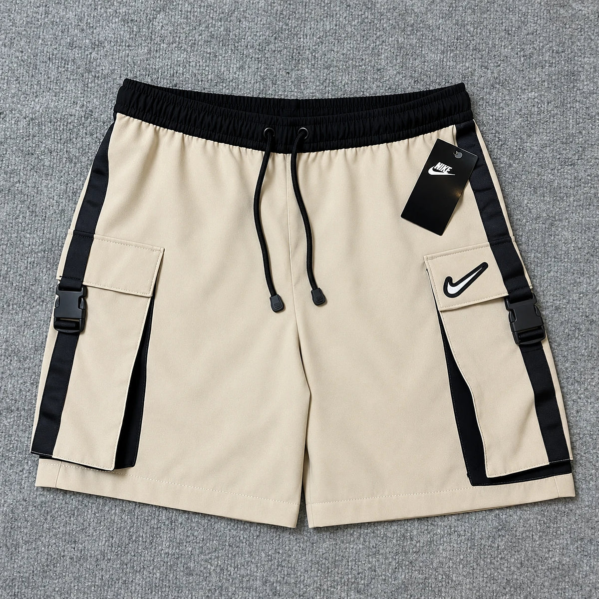 Short Premium Nike Cargo Fivela Bege
