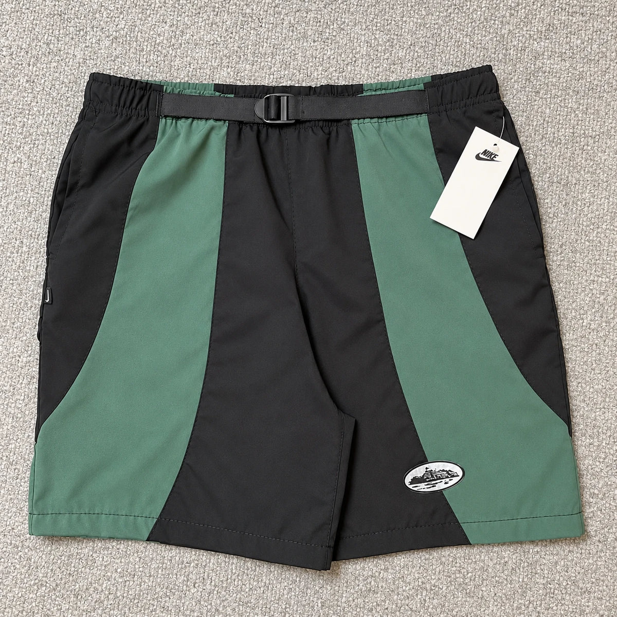 Short Premium Corteiz Alcatraz Preto Verde