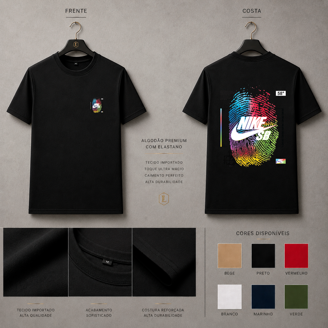Camisa Importada Pima Nike SB Digital