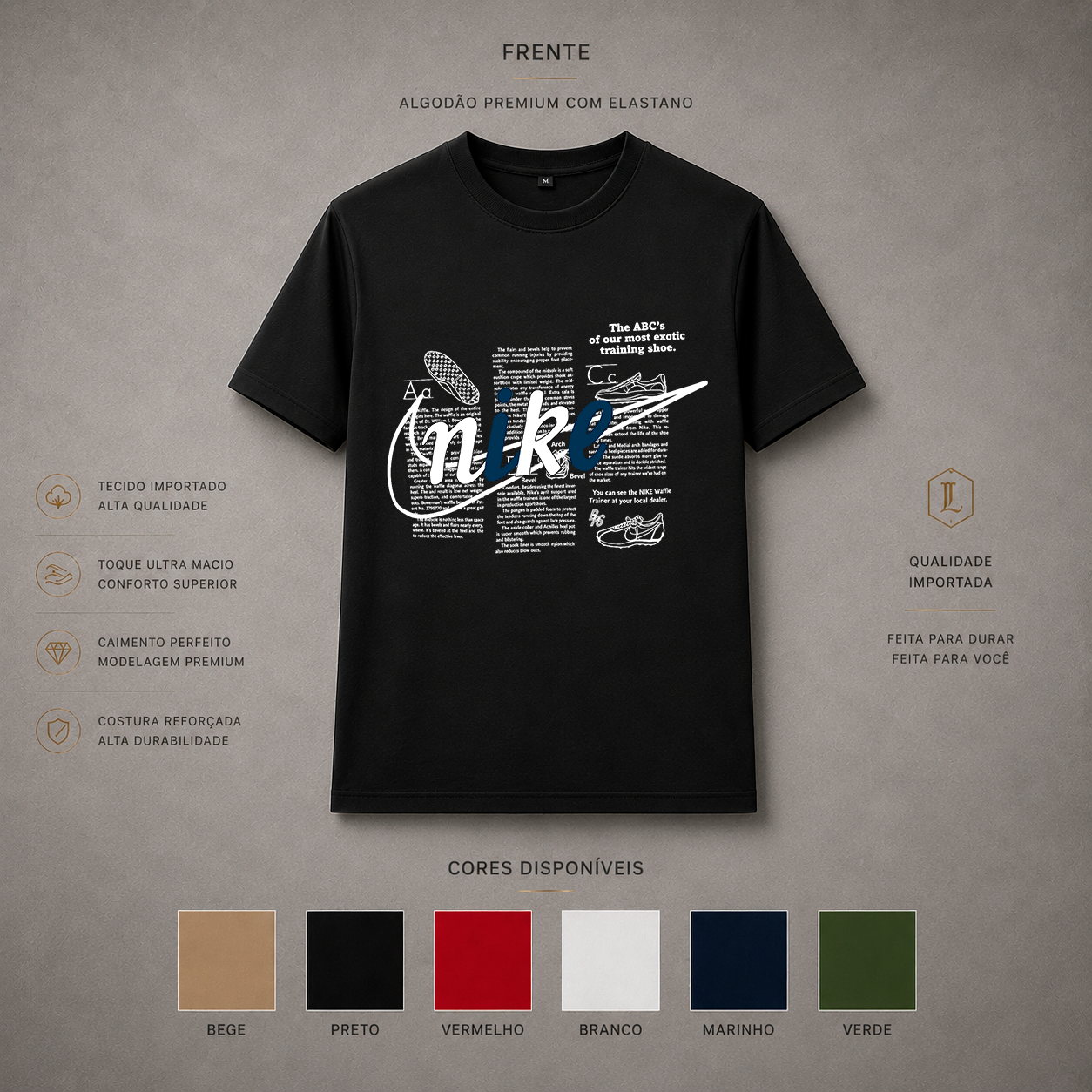 Camisa Importada Pima Nike Air Max Blueprint