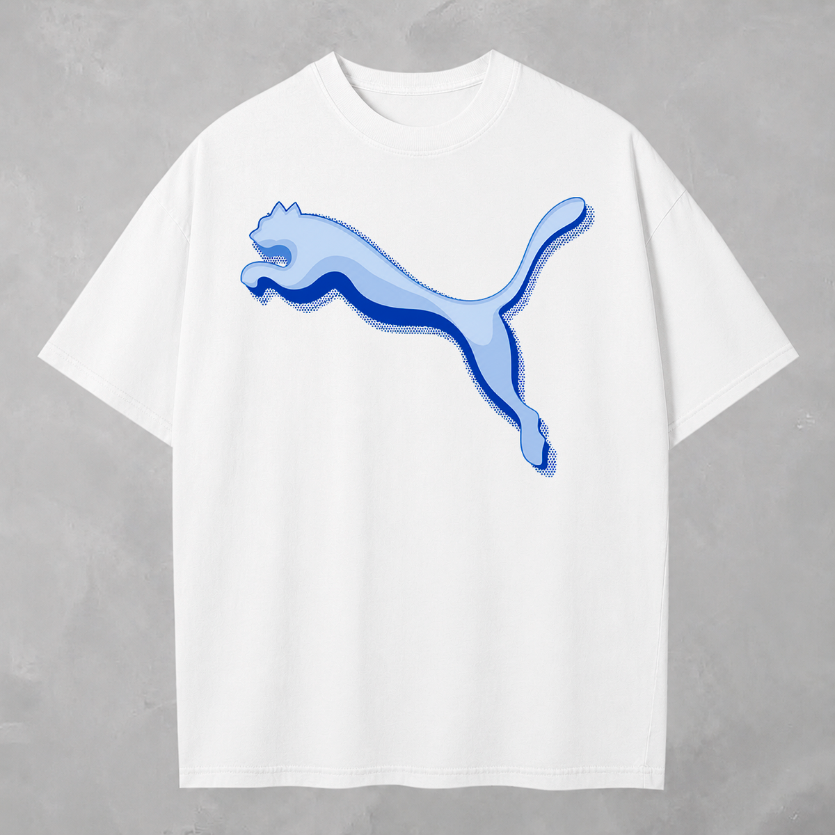 Camisa Puma Leaping Cat Halftone — frente