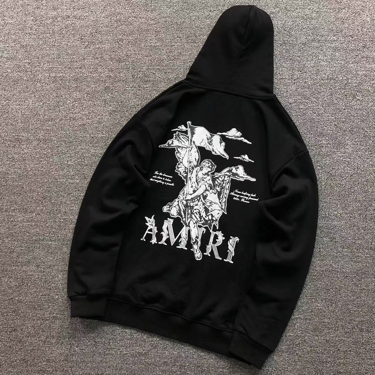 MOLETOM CANGURU Amiri Angel Wings — costa