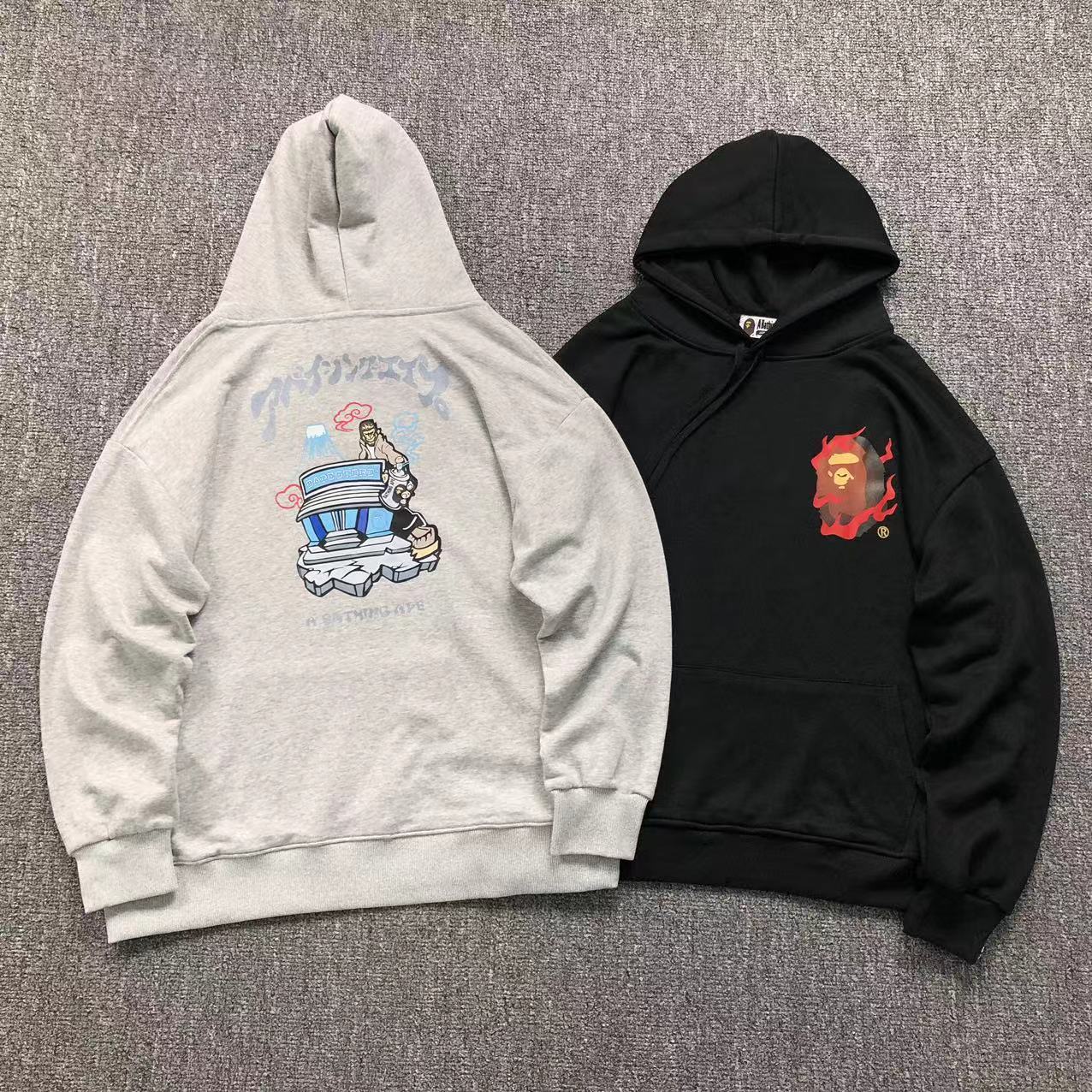 MOLETOM CANGURU Bape Mt Fuji Ape — frente