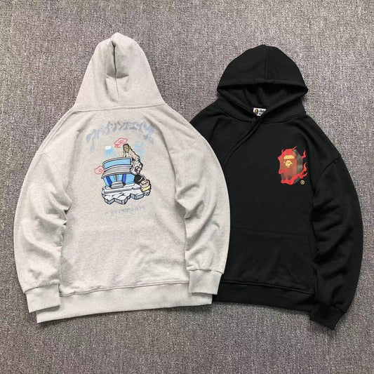 MOLETOM CANGURU Bape Mt Fuji Ape — frente