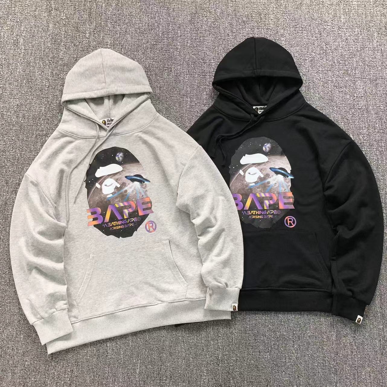 MOLETOM CANGURU Bape Space Ape — frente