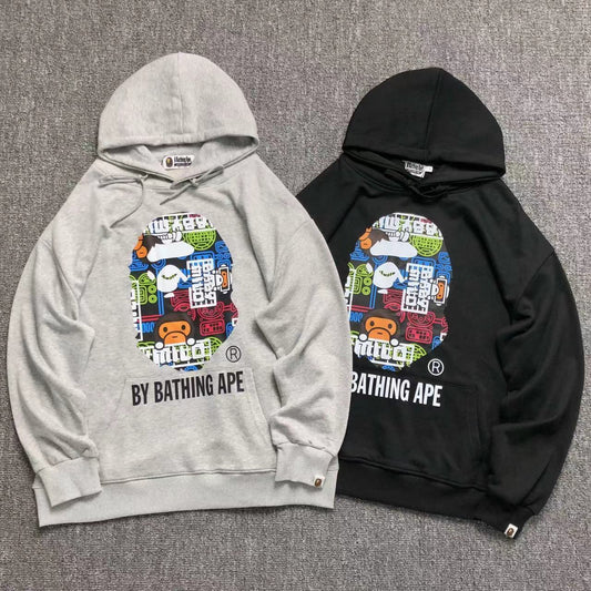 MOLETOM CANGURU Bape Ape Head Camo Prime — frente