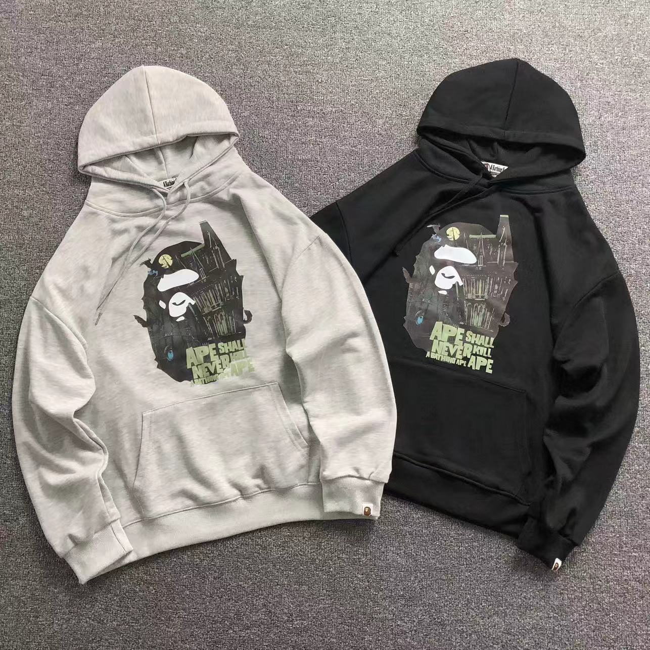 MOLETOM CANGURU Bape Ape Shall Never Kill — frente