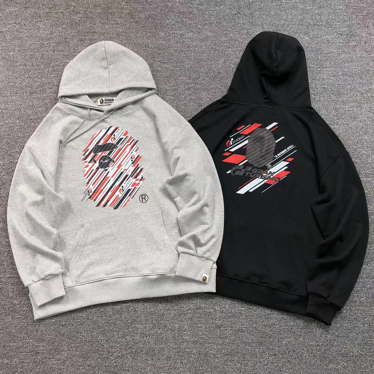 MOLETOM CANGURU Bape Academy Camo Ape — frente