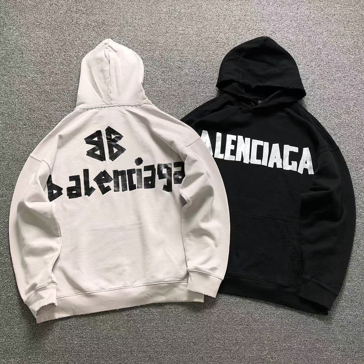 MOLETOM CANGURU Balenciaga BB Logo Classic — costa