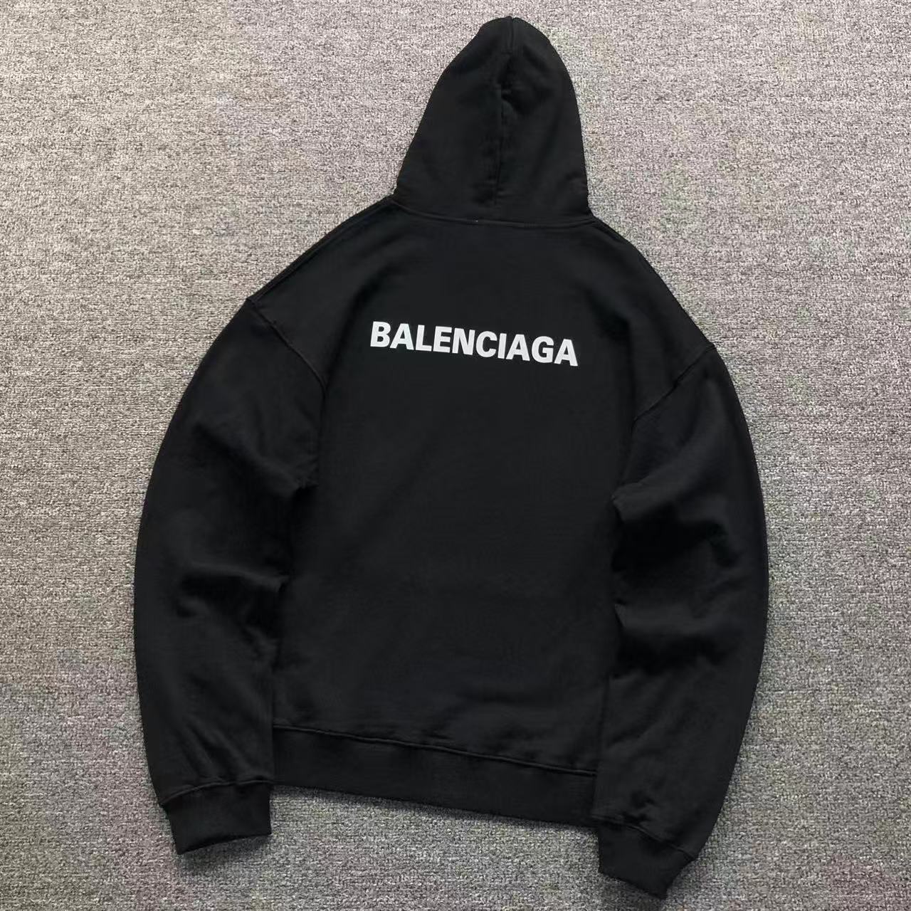 MOLETOM CANGURU Balenciaga Logo Classic — costa