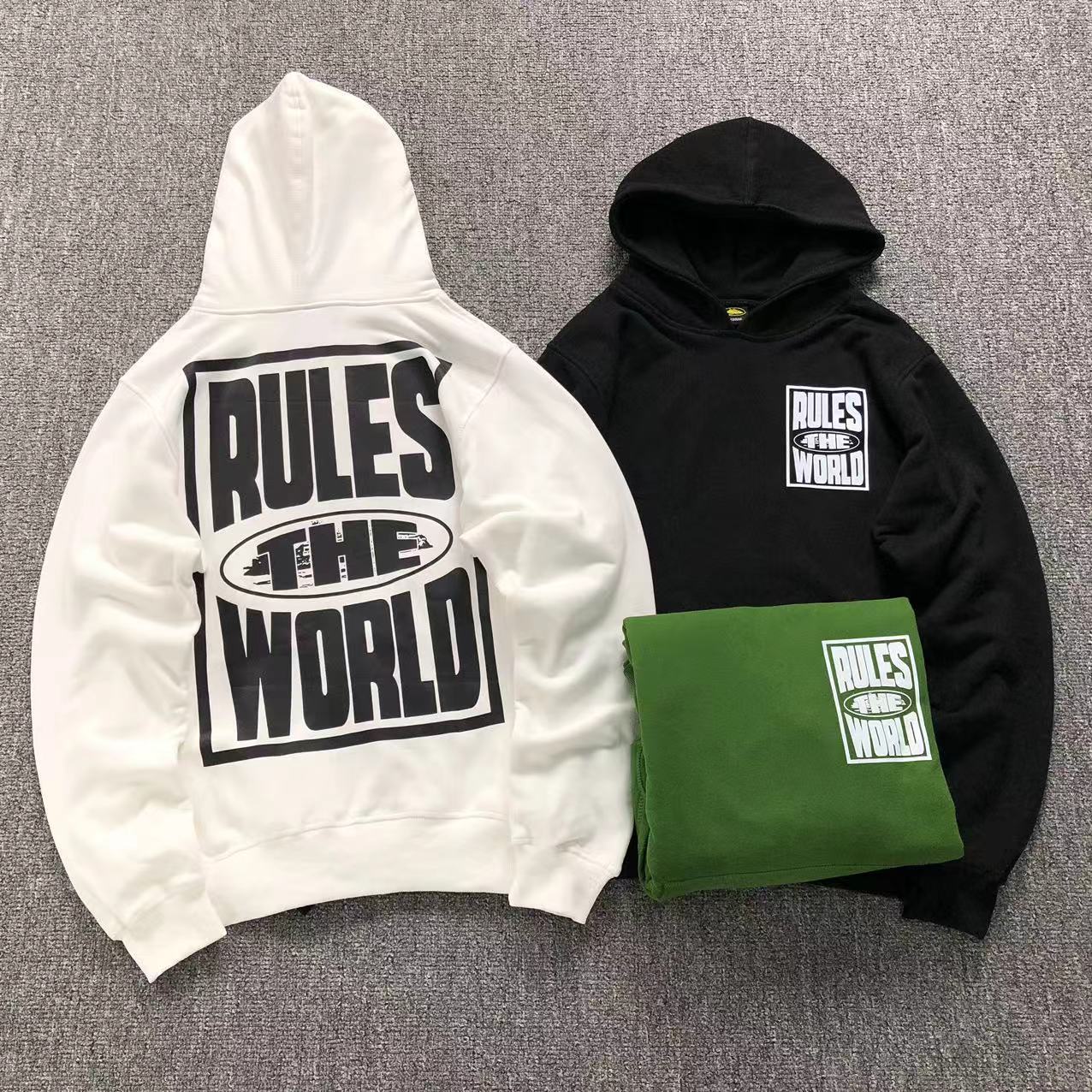 MOLETOM CANGURU Rules The World — frente