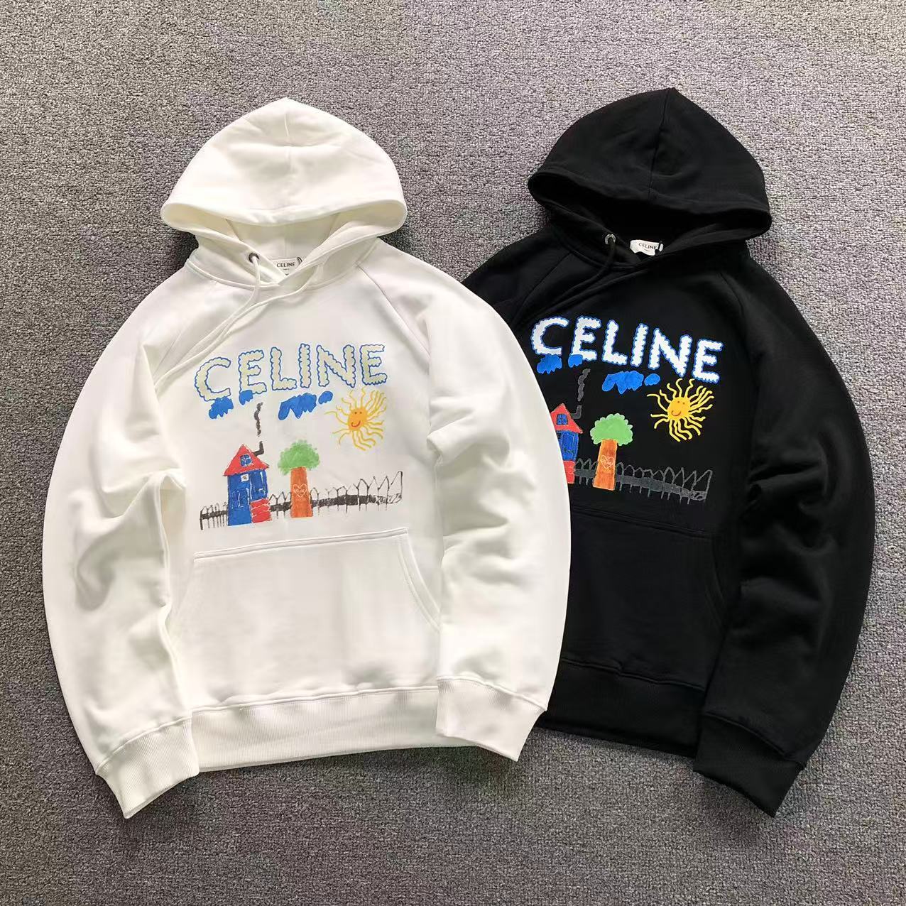 MOLETOM CANGURU Celine Kids Drawing House — frente
