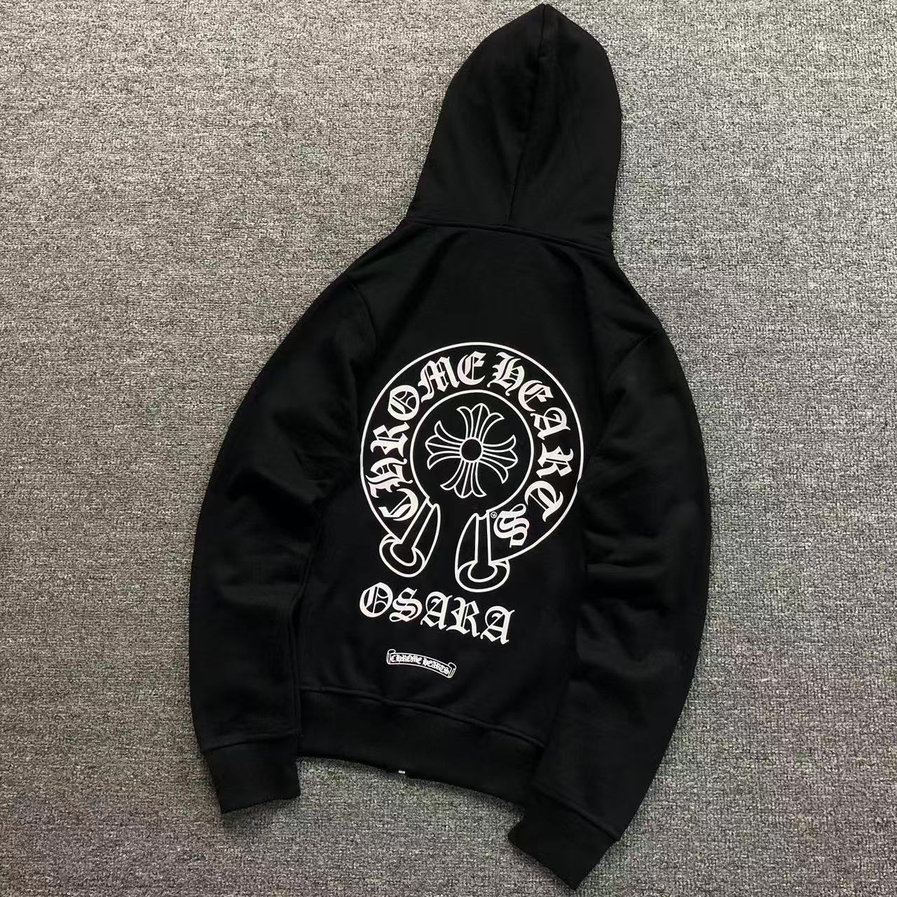 MOLETOM CANGURU Chrome Hearts Horseshoe Cross Osara — costa
