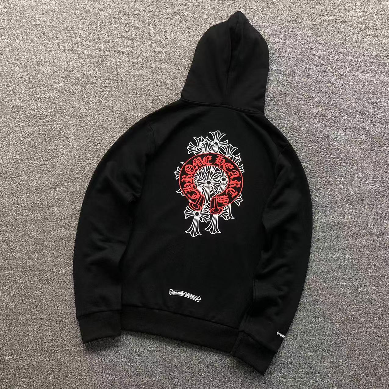 MOLETOM CANGURU Chrome Hearts Cross Horseshoe — costa