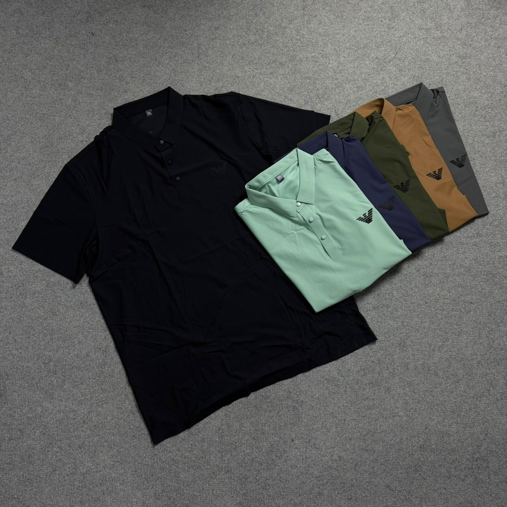 Camisa Polo Chinesa Armani